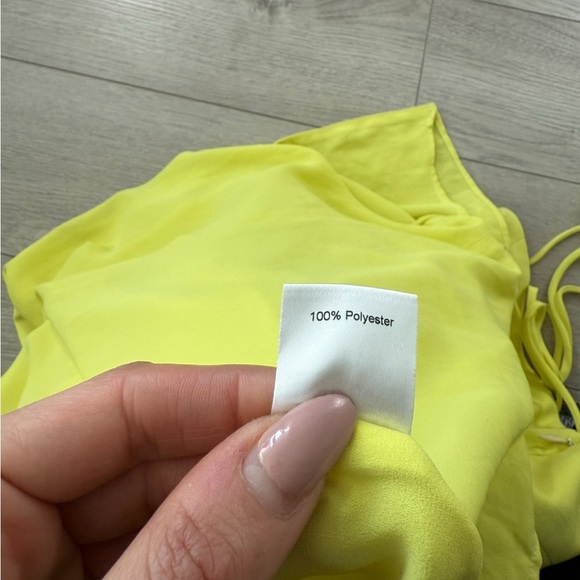 Park & Fifth Neon Yellow Midi Spaghetti Strap Dress - Picture 10 of 15